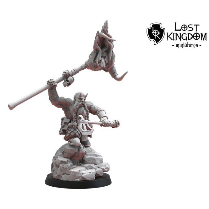 Lost Kingdoms	Magmhorin Standard Bearer - 3D Printed - Tistaminis