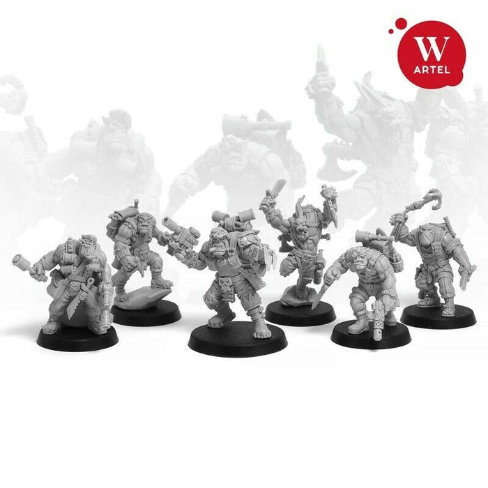 Artel Miniatures - Skawt `n` Rekkon Skwad with Kammandah 28mm New - TISTA MINIS