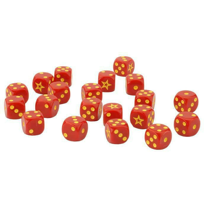 WW3: Team Yankee Soviet Gaming Set (x20 Tokens, x2 Objectives, x16 Dice) New - TISTA MINIS