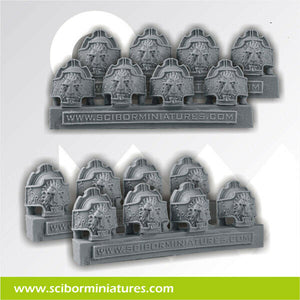 Scibor Miniatures Lion Shoulder Pads #2 (8) New - TISTA MINIS