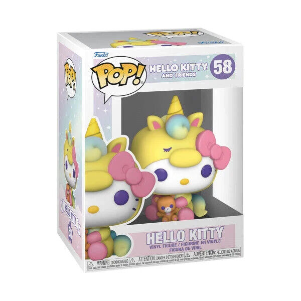 Funko POP! Hello Kitty and Friends:  Sanrio Hello Kitty Unicorn Pajamas #58 New - Tistaminis