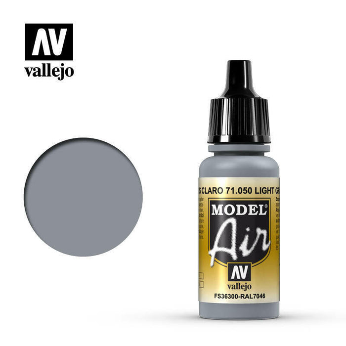 Vallejo Model Air Paint Light Grey (FS36300 RAL 7046) (71.050) - Tistaminis