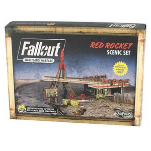 FALLOUT WASTELAND WARFARE: RED ROCKET SCENIC SET New - Tistaminis