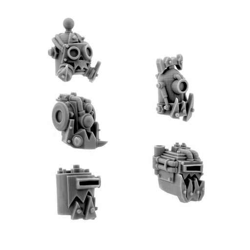 Wargames Exclusive ORK CYBORG CONVERSION BITS BIONIC HEADS H-805 (5U) New - TISTA MINIS