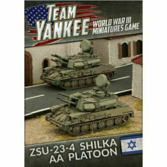 World War III: Team Yankee Israeli ZSU-23-4 Shilka AA Platoon New - TISTA MINIS