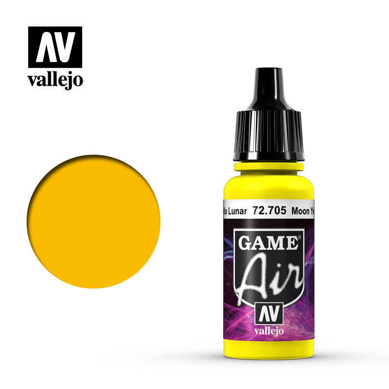 Vallejo Game Colour Paint Game Air Moon Yellow (72.705) - Tistaminis