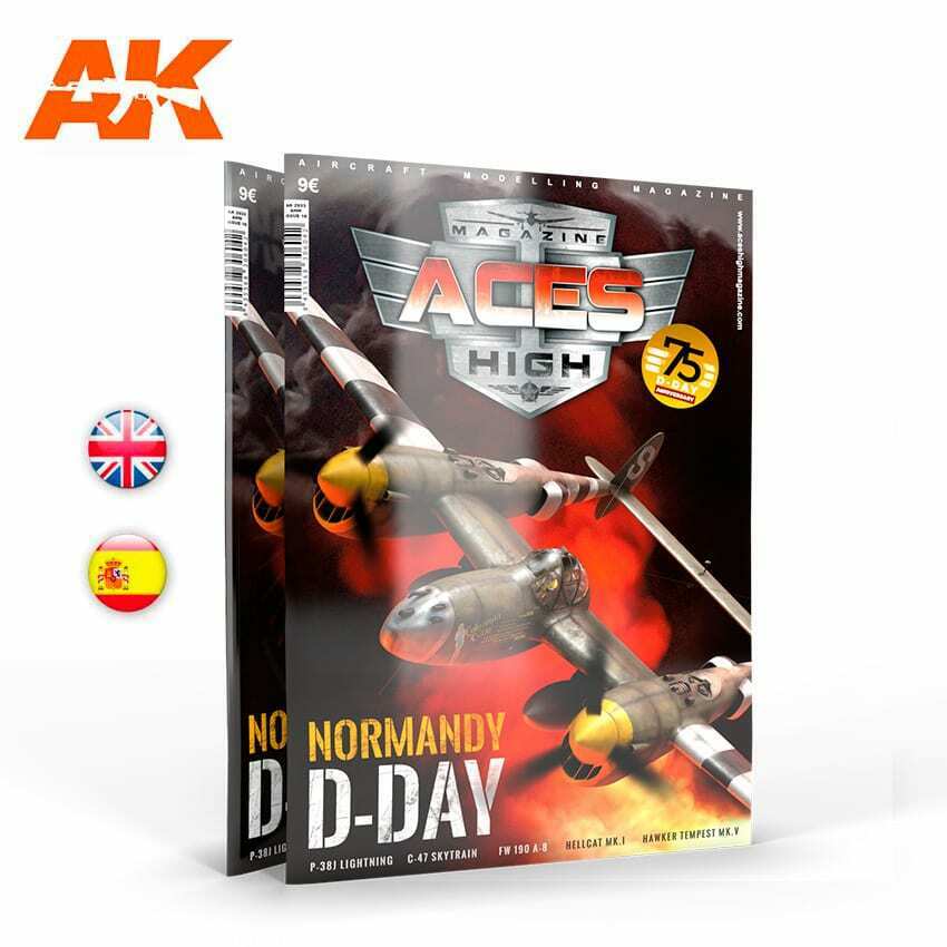AK Interactive Aces High Magazine High No 16: Normandy D-DAY - English New - Tistaminis