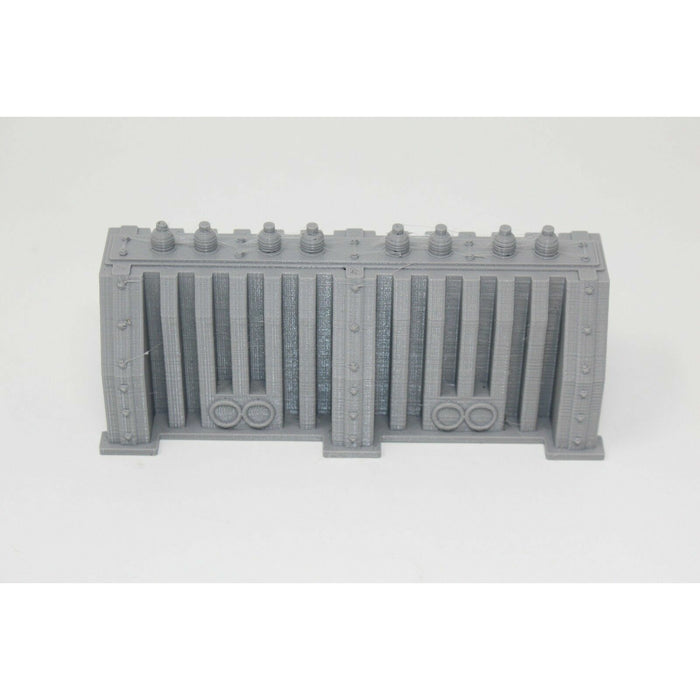 Warhammer 3D Printed Tabletop Scenery 28mm Scale Electric Generator / Wall | TISTAMINIS