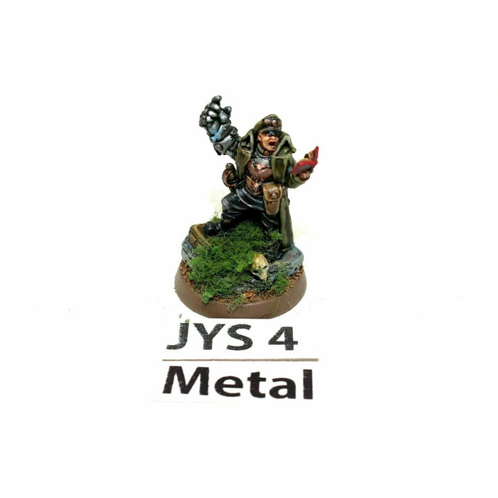 Warhammer Imperial Guard Commissar With Power Fist Well Painted Metal JYS4 - Tistaminis