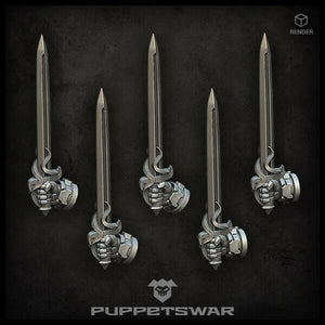 Puppets War Rapier Swords (right) New - Tistaminis