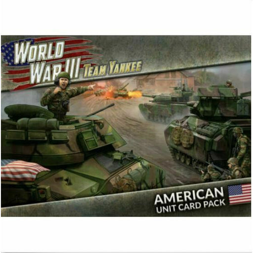 World War 3: Team Yankee American Unit Cards New - TISTA MINIS