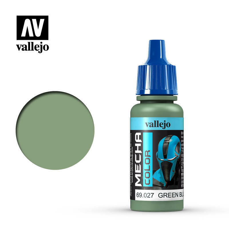 Vallejo Mecha Colour Paint Green Blue (69.027) - Tistaminis