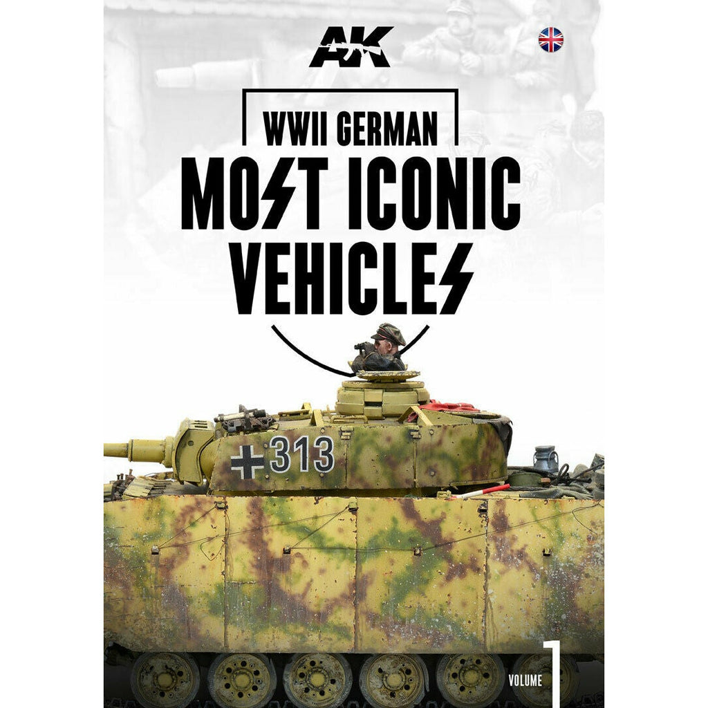 AK Interactive WWII German Most Iconic SS Vehicles. Vol 1 New - Tistaminis