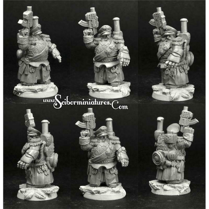 Scibor Miniatures 28mm/30mm SF Dwarf Marine #4 New - Tistaminis