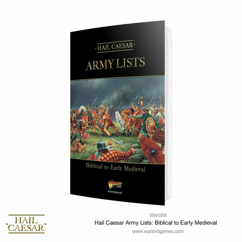 Hail Caesar Army Lists: Biblical to Early Medieval New - TISTA MINIS