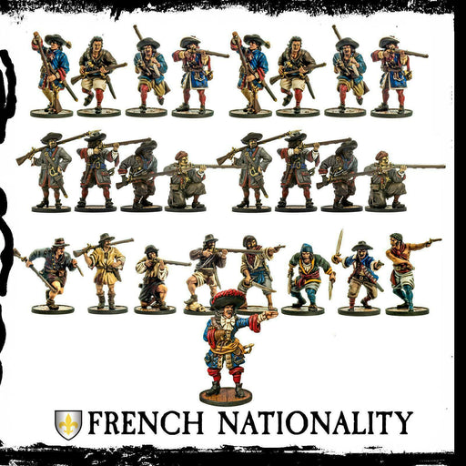 Blood & Plunder French Nationality Starter Set New - TISTA MINIS