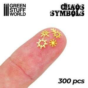 Green Stuff World Chaos Runes and Symbols New - TISTA MINIS