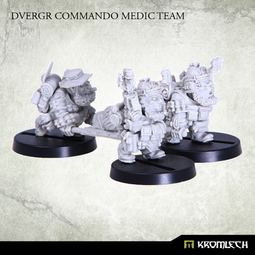 Kromlech Dvergr Commando Medic Team New - TISTA MINIS