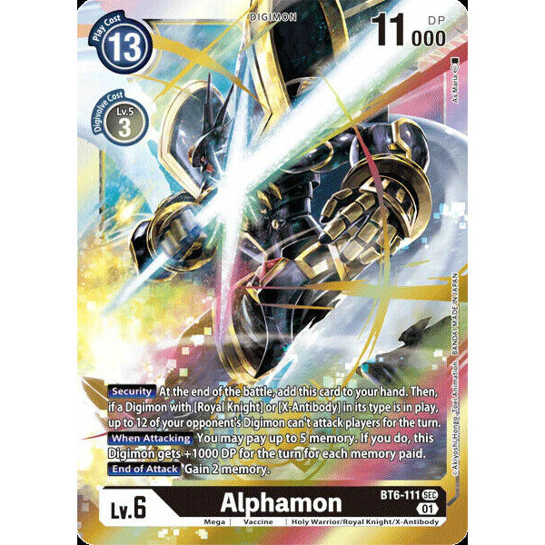 Alphamon Double Diamond BT6-111 - NM - Tistaminis