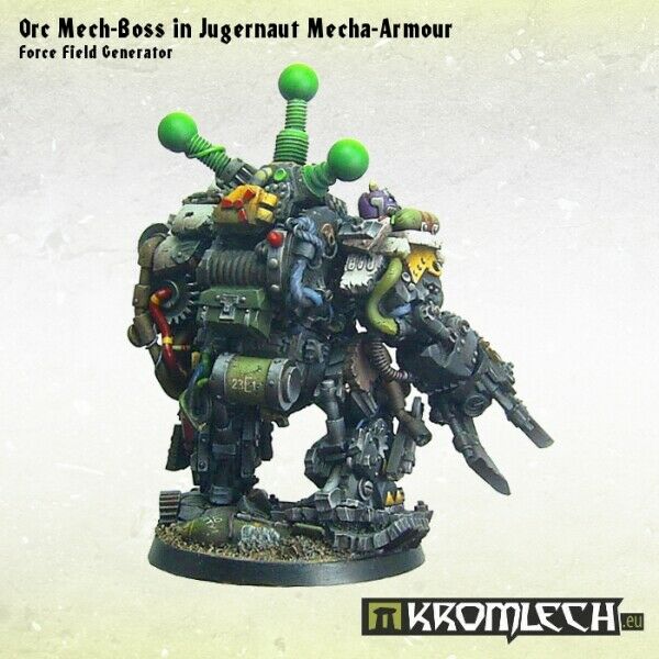 Kromlech Orc Mech-Boss in Kustom Mecha-Armour New - TISTA MINIS