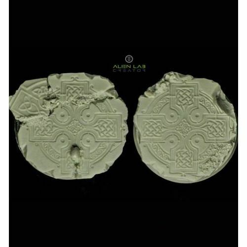 Alien Lab Miniatures CELTIC RUINS ROUND BASES 40MM New - Tistaminis