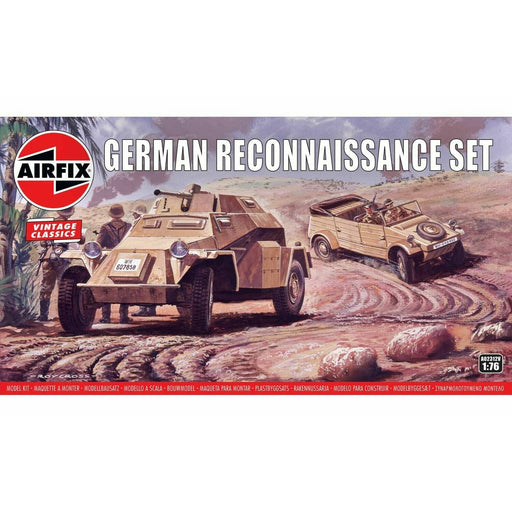 Airfix GERMAN RECONNAISSANCE SET AIR02312V  (1/76) New - TISTA MINIS