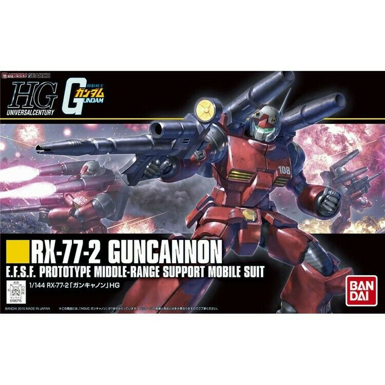 Gundam HGUC 1/144 RX-77-2 Guncannon New - Tistaminis