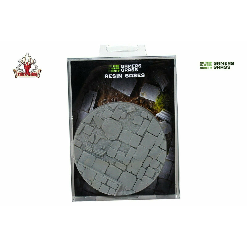 Gamers Grass Temple Resin Bases Round 100mm (x1) New - TISTA MINIS