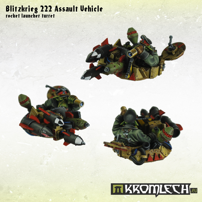 Kromlech Blitzkrieg 222 Assault Vehicle New - TISTA MINIS