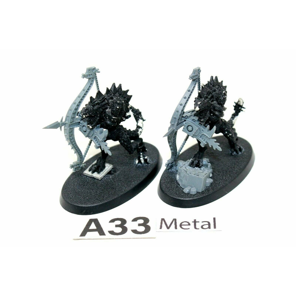 Warhammer Lizardmen Kroxigors Metal Custom - A33 - TISTA MINIS