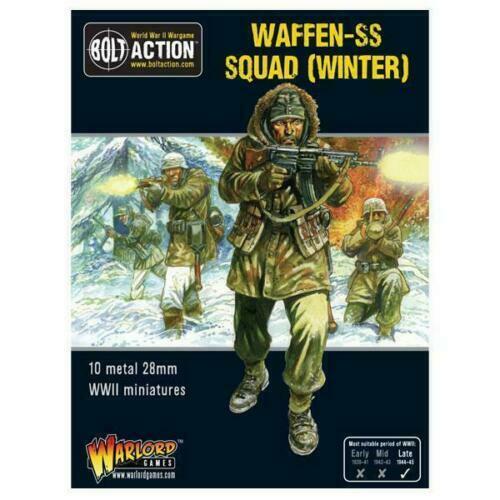 Bolt Action German Winter Waffen SS Squad New - 402212110 - TISTA MINIS