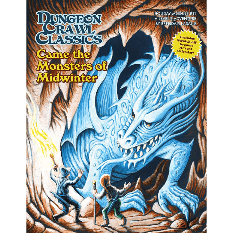 Dungeon Crawl Classics HOLIDAY MODULE: CAME THE MONSTERS OF MIDWINTER New - Tistaminis