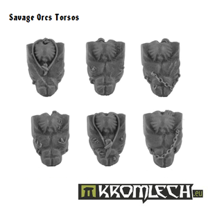 Kromlech Savage Orc Torsos New - TISTA MINIS