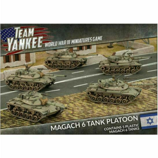 World War III: Team Yankee Israeli Magach 6 Tank Platoon New - TISTA MINIS