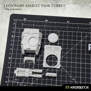 Kromlech Legionary Assault Tank Turret: Twin Lascannon - TISTA MINIS