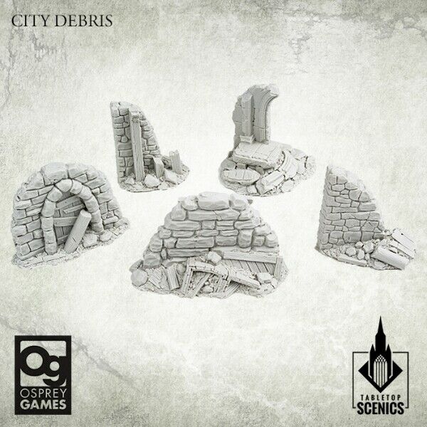 Kromlech	City Debris [Frostgrave] (5) New - Tistaminis