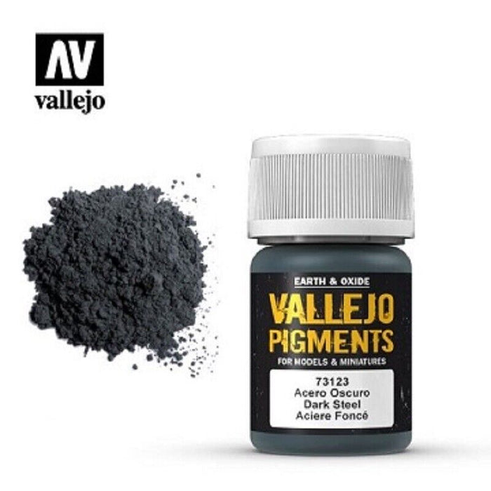 Vallejo Pigments Dark Steel Pigment - VAL73123 - Tistaminis