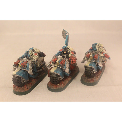 Warhammer Space Marine Bikers Well Painted | TISTAMINIS