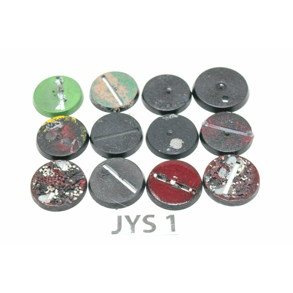 25mm Used Bases Round Mix JYS1 - Tistaminis