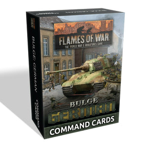 Flames of War	Bulge: Germans Command Cards (67x Cards) June 4 Pre-Order - Tistaminis