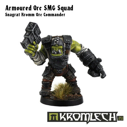 Kromlech Armoured Orc SMG Squad New - TISTA MINIS