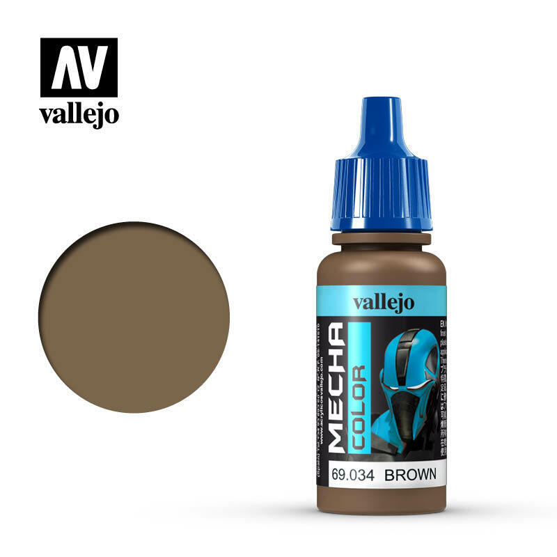 Vallejo Mecha Colour Paint Brown (69.034) - Tistaminis