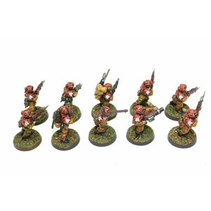 Warhammer Imperial Guard Cadian Shock Troopers With Gernade Launcer JYS18 - Tistaminis