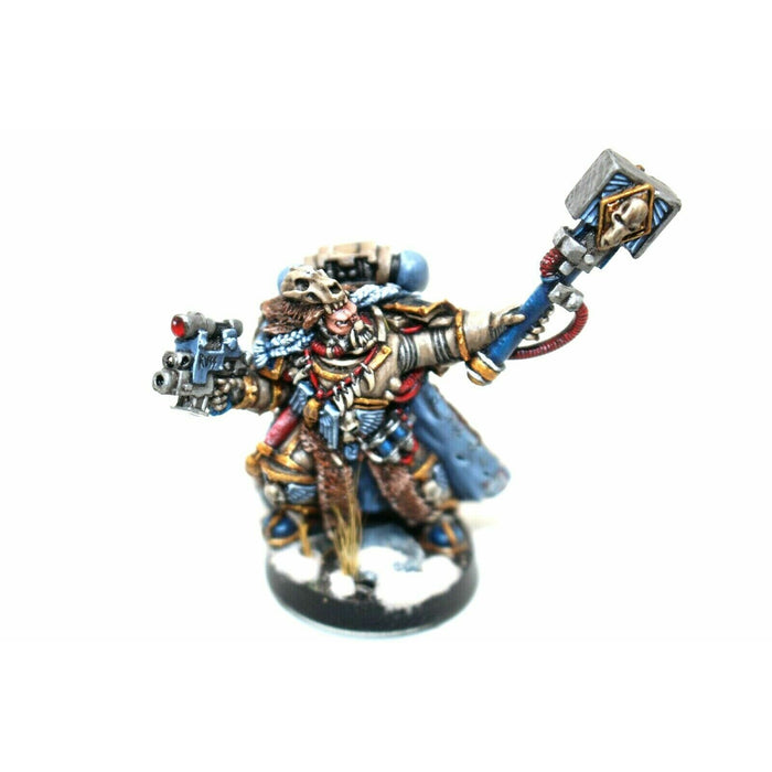 Warhammer Space Marines Space Wolves Wolf Priest Metal Well Painted A26 - Tistaminis