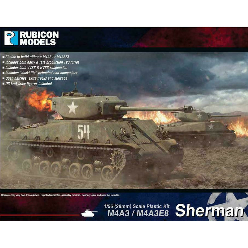 Rubicon American M4A3 / M4A3E8 Sherman New - Tistaminis
