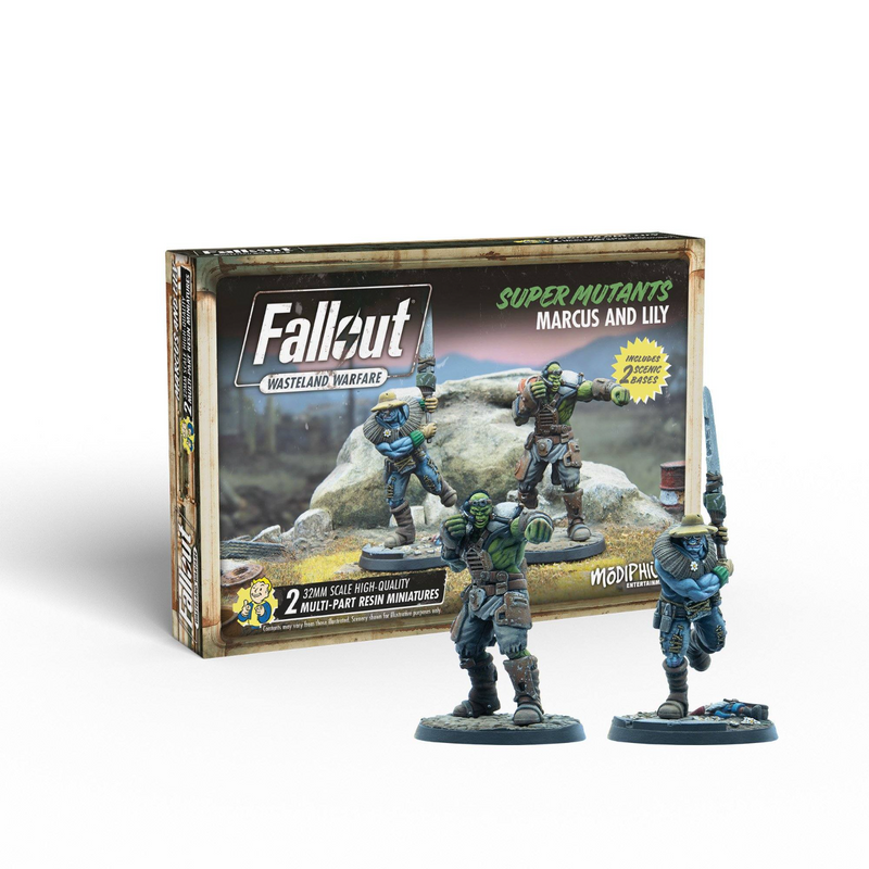FALLOUT WASTELAND WARFARE: SPR MUTANTS MARCUS/LILY New - Tistaminis