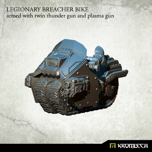 Kromlech Legionary Breacher Bike with Thunder Gun and Plasma Gun New - TISTA MINIS