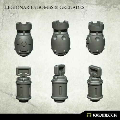 Kromlech Legionaries Bombs & Grenades (10) New - Tistaminis