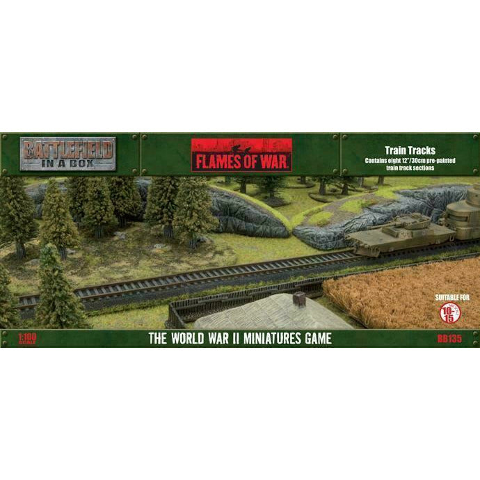 Flames of War Train Tracks New - TISTA MINIS