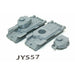 WW2 3D Printed Tanks Incomplete - JYS57 - TISTA MINIS